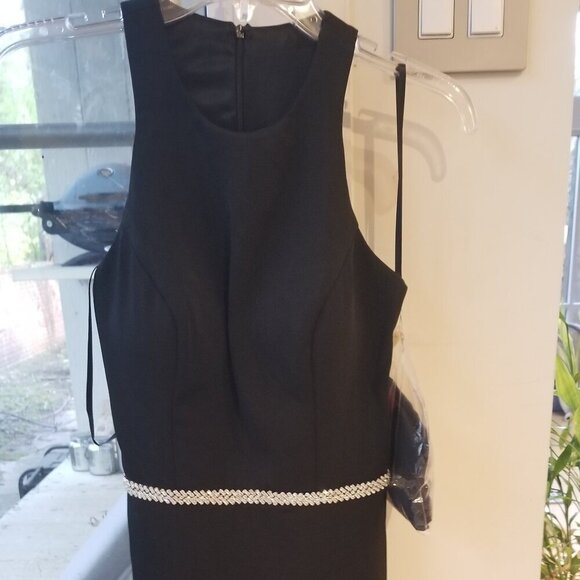 NWT Terani Couture 1621H1056 Prom Dress Polyester Black Size 0 - Picture 2 of 4